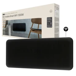 Mill Invisible Smart WiFi element Gen. 4, svart, 1300 W