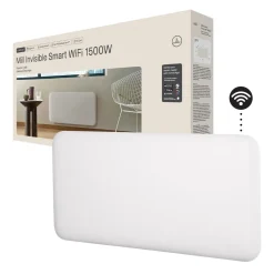 Mill Invisible Smart WiFi element Gen. 4, vit, 1500 W