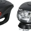 Mini-LED vit/röd med gummiband, 2-pack