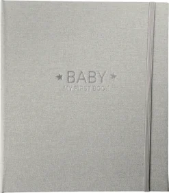 Minnesbok för baby, med fickor, 42 sidor