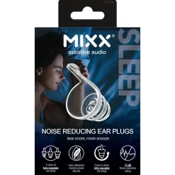Mixx Sleep öronproppar för att sova, 17 dB