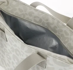 Mjuk kylväska picknick, leopardmönstrad grå