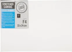 Målardukar med kilramar, Sang bomull, 3-pack