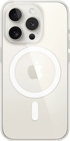 Mobilskal med MagSafe för iPhone 15 Pro, Apple Clear Case