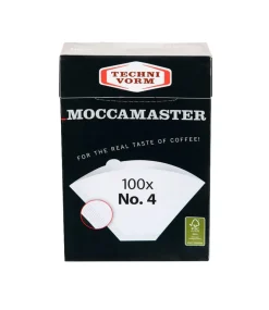 Moccamaster no.4 kaffefilter 1x4, 100-pack