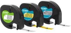 Märkband Dymo LetraTag 3-pack