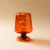 Märta liten bordslampa glas retro orange 25 cm, Northlight
