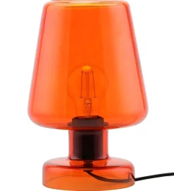 Märta liten bordslampa glas retro orange 25 cm, Northlight