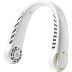 Nackfläkt med USB, portabel, vit