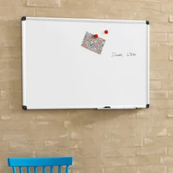 Naga magnetisk whiteboard med aluminiumram