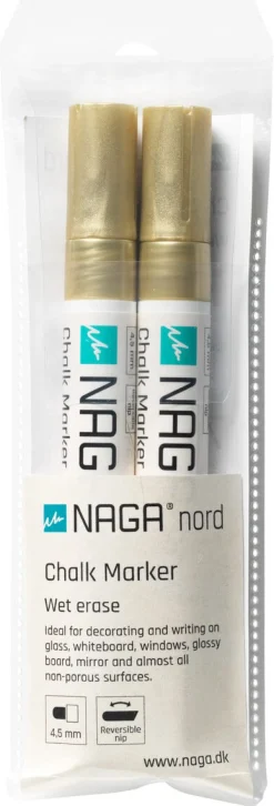 Naga märkpenna glas, speglar, 4,5 mm, 2-pack