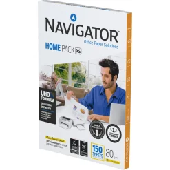 Navigator Home Pack XS kopieringspapper ohålat A4 80g, 150 ark