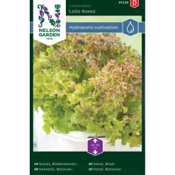 Nelson Garden Lollo Rossa Bladbataviasallat frö