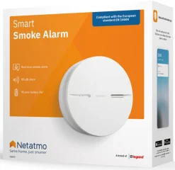 Netatmo smart optisk brandvarnare, 10 års batteri
