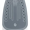 Ångstrykjärn med keramisk stryksula 2400 W
