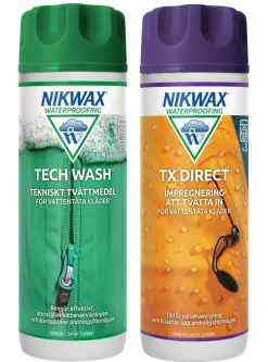 Nikwax Tech Wash & TX.Direct tvätt och impregnering, 2-pack