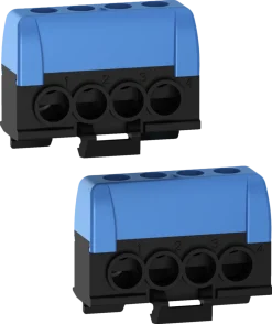 Nollplint för elcentral 4x16 mm2 Schneider Resi9 2-pack
