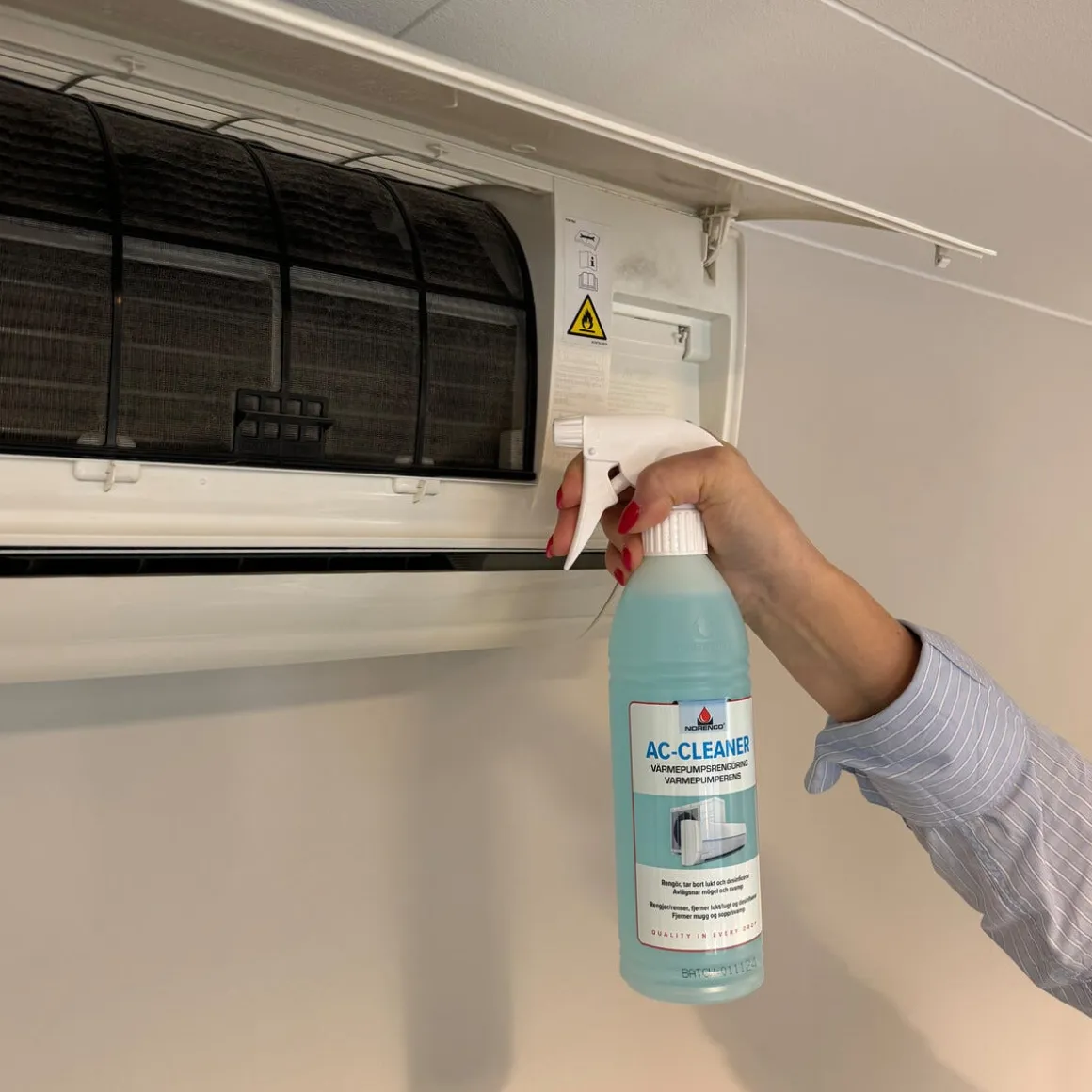 Norenco rengöringsmedel luftvärmepump / AC, 600 ml