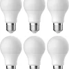 Normallampa LED E27 4 W, varmvit, 6-pack