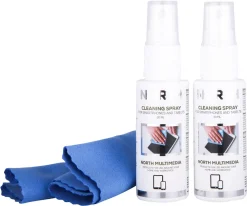 North rengöringskit med putsduk för mobilen, 2 x 30 ml