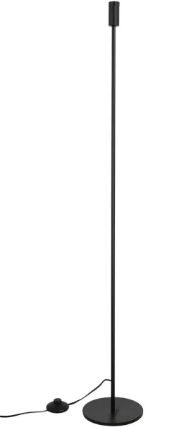 Northlight Axel golvlampa E14 svart metall, 120 cm