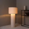 Northlight Didrik golvlampa, linne och metall