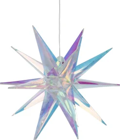 Northlight flerfärgad LED-stjärna, 45 cm