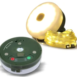 Northlight laddbar campinglampa med ljusslinga 10 m