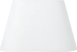 Northlight liten oval lampskärm i tyg, djup 15 cm
