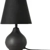 Northlight Meja bordslampa svart keramik, 23 cm