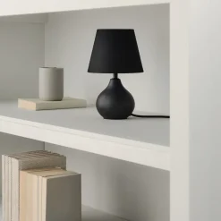 Northlight Meja bordslampa svart keramik, 23 cm