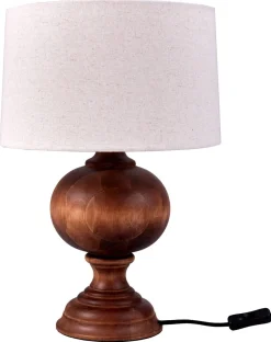 Northlight Otilia bordslampa trä, 45 cm