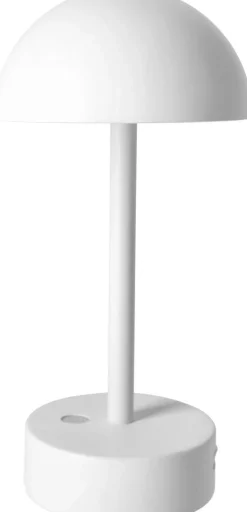 Northlight sladdlös bordslampa, laddbart batteri, vit