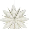 Northlight adventsstjärna blomma, vit, 50 cm