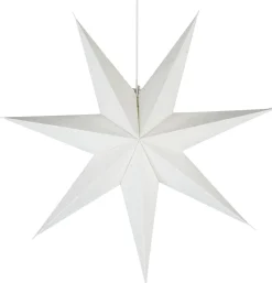 Northlight adventsstjärna prickar, bomull, 60 cm