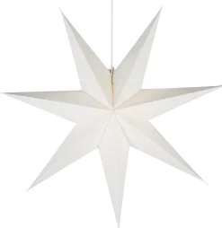 Northlight adventsstjärna prickar, bomull, 60 cm