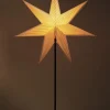 Northlight adventsstjärna rand, papper, 60 cm