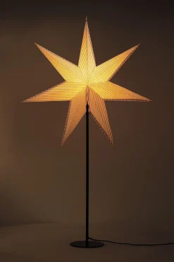 Northlight adventsstjärna rand, papper, 60 cm