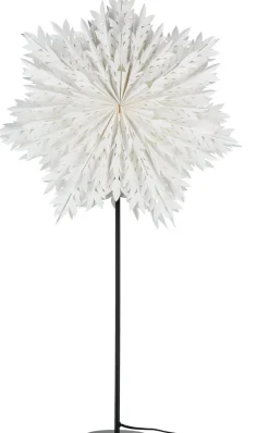 Northlight adventsstjärna stor snöflinga, vit, 60 cm