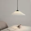 Northlight Ines plisserad taklampa vit, 45 cm
