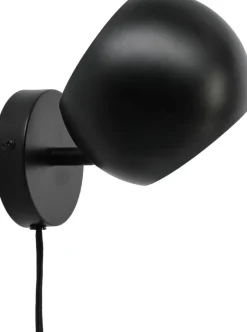 Northlight Isak svart vägglampa, inomhus