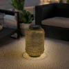 Northlight solcellslykta metall med handtag