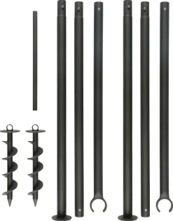 Northlight stolpar för ljusslingor, 212 cm, 2-pack