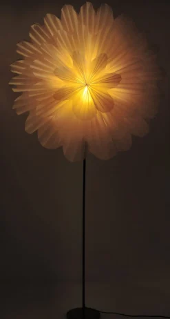 Northlight stor adventsstjärna blomma vit, 80 cm