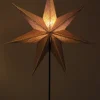 Northlight stor adventsstjärna jute, natur, 75 cm