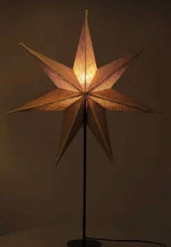 Northlight stor adventsstjärna jute, natur, 75 cm