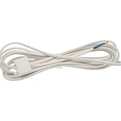 Ojordad lamppropp DCL med 4 meter sladd, vit