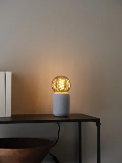 Olivgrön globlampa E27 dimbar LED