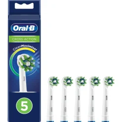 Oral-B Cross Action, borsthuvud, vit
