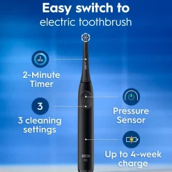 Oral-B iO2 Duo eltandborste, 3 borstlägen, 2 pack